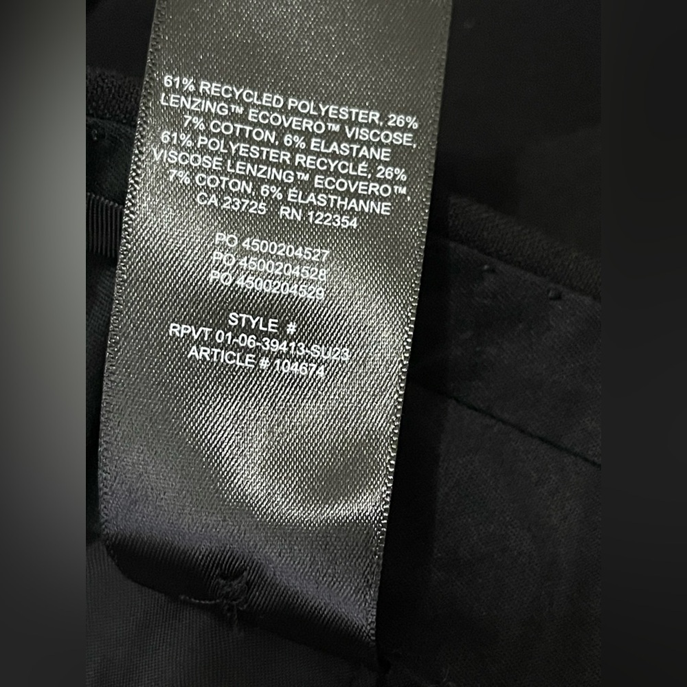 Aritzia Babaton Spotlight Cargo Pant Black Size 2 - Picture 8 of 9